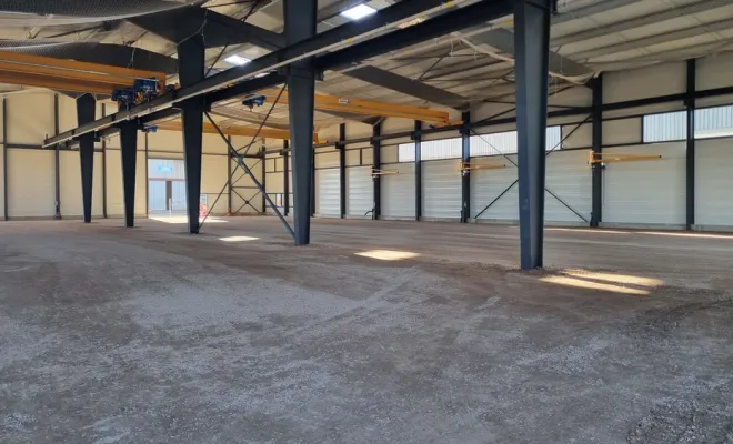 Réglage avant dallage pour la société Cabanel TP chez Irrifrance à Paulhan, Béziers, MOUSSAY TP